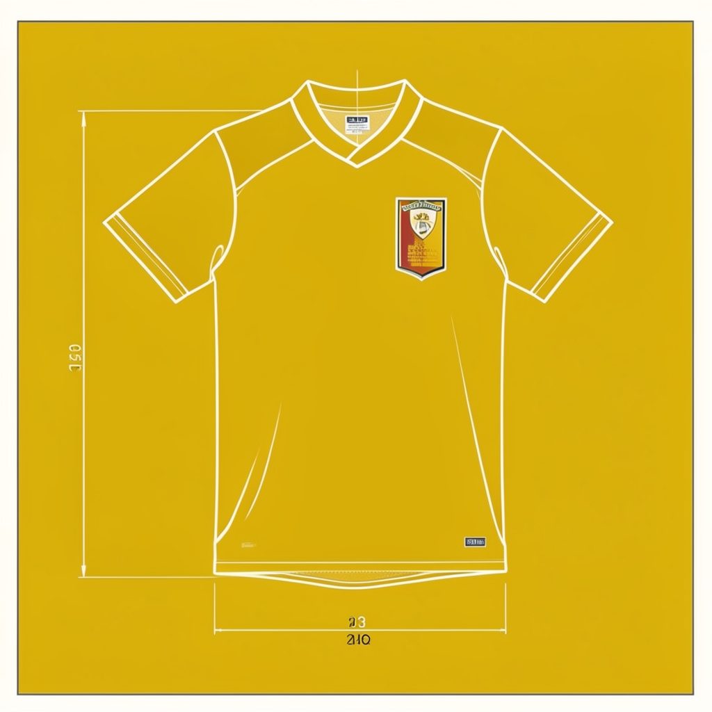 A retro-style Spain national team jersey in deep navy blue with gold trim, displayed flat on a neutral surface.